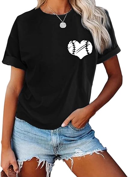 Photo 1 of [Size S] NIUBIA Women's Summer Short Sleeve T-Shirt Casual Printing Tunic Tops Basic Round Neck Comfort Fit T Shirt Small Black