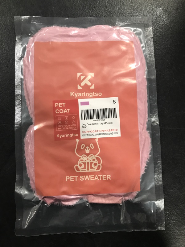 Photo 2 of [Size S] Kyaringtso Dog Sweater, 4 Legs Dog Coat, Dog Winter Clothes for Small Dogs Boy Girl, Puppy Outfits, Pet Coat, Cat Apparel (Small, Pink)
