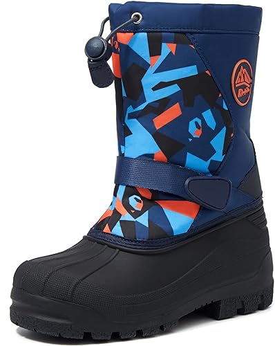 Photo 1 of [Size 10 Big Kids] K KomForme Snow Boots for Boys & Girls Warm Waterproof Slip Resistant Winter Shoes