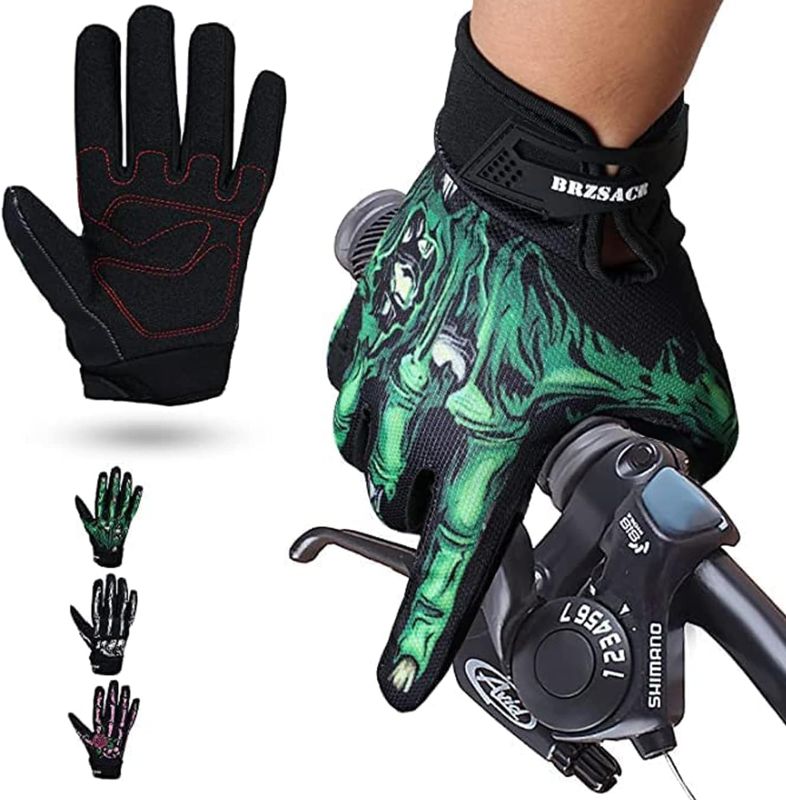 Photo 1 of [Size XL] BRZSACR Outdoor Sports Gloves, Cycling Gloves Touchscreen, for Motorcycle, MTB, Men, Women 