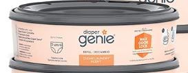 Photo 1 of Diaper Genie Bags Refills - Clean Laundry Scent | Diaper Pail Refills with Max Odor Lock | Holds up to 2160 Newborn Diapers