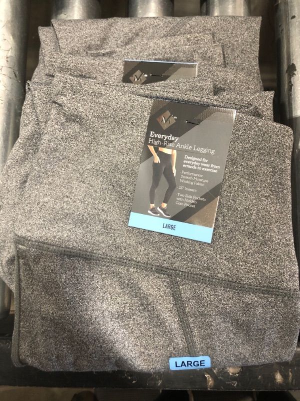 Photo 1 of [Size L] 2 Pack- Member's Mark Ladies Everyday Ankle Legging- Grey
