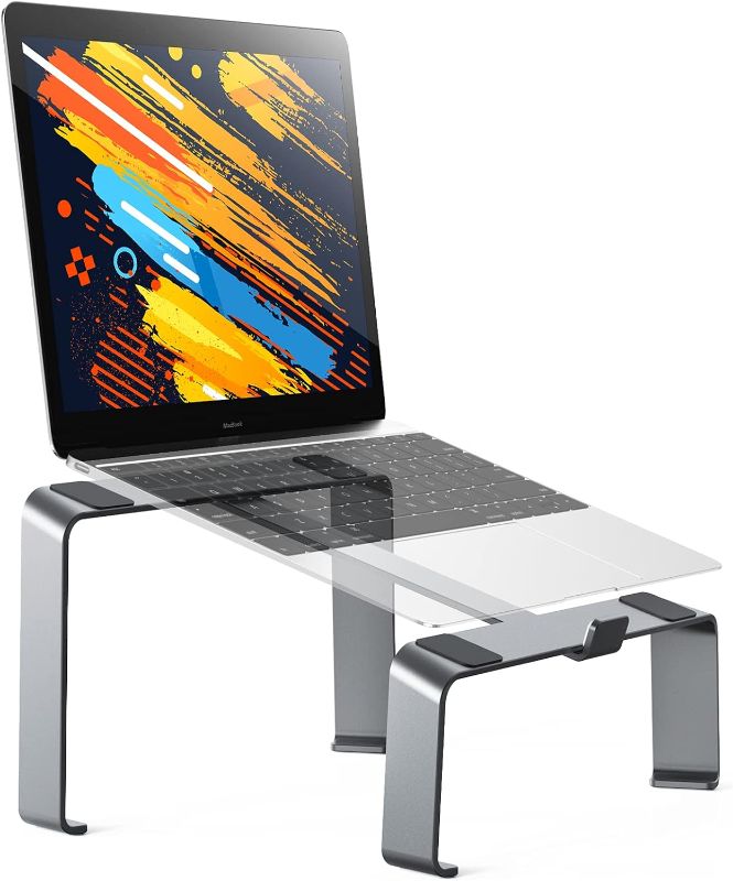 Photo 1 of 
Oterkin Laptop Stand, Ergonomic Aluminum Laptop Stand for Desk, Detachable Portable Computer Stand,Notebook Metal Holder Compatible with MacBook Air Pro