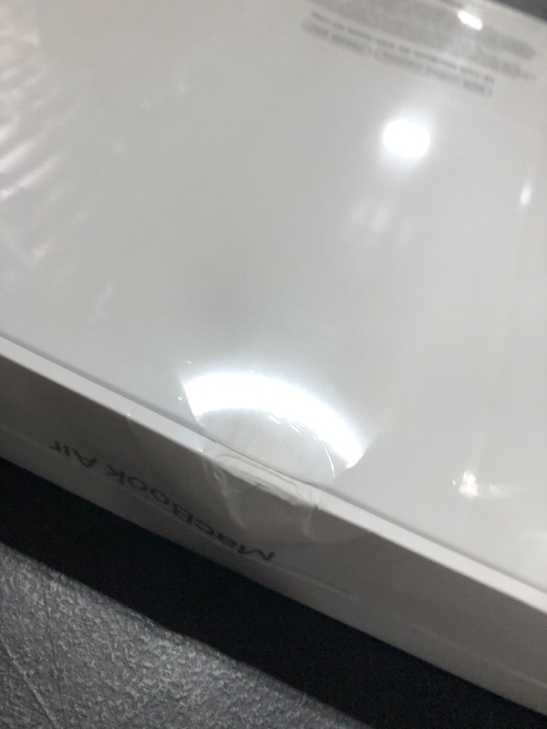 Photo 6 of Apple 2020 MacBook Air Laptop M1 Chip, 13" Retina Display, 8GB RAM, 256GB SSD Storage, Backlit Keyboard, FaceTime HD Camera, Touch ID. Works with iPhone/iPad; Silver 256GB Silver---BRAND NEW, FACTORY SEALED, BOX DAMAGE , OPENED FOR PICTURES AND TEST