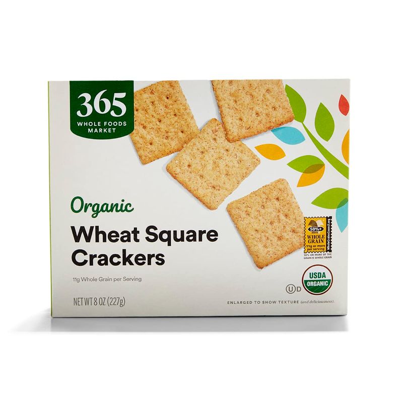 Photo 1 of 365 by Whole Foods Market, Organic Wheat Squares, 8 Ounce. 2 Boxes bb 10.28.2023