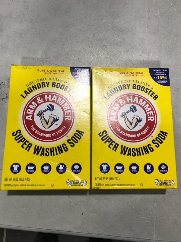 Photo 2 of 2 Pack Super Washing Soda Detergent Booster & Household Cleaner