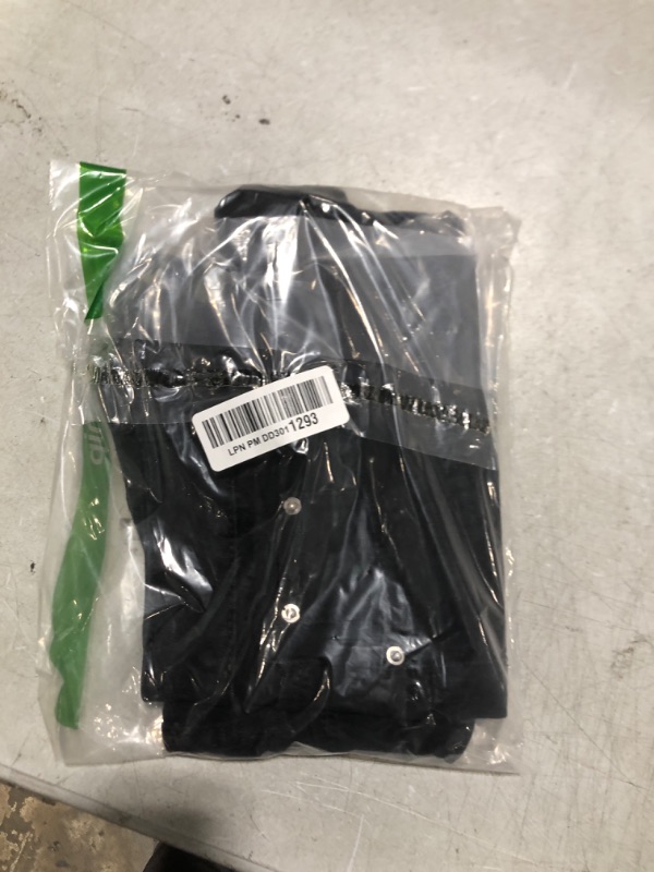 Photo 1 of Cuihur Women's Summer High Waisted Denim Shorts Folded Hem Casual Short Jeans 5 Buttons-black Medium