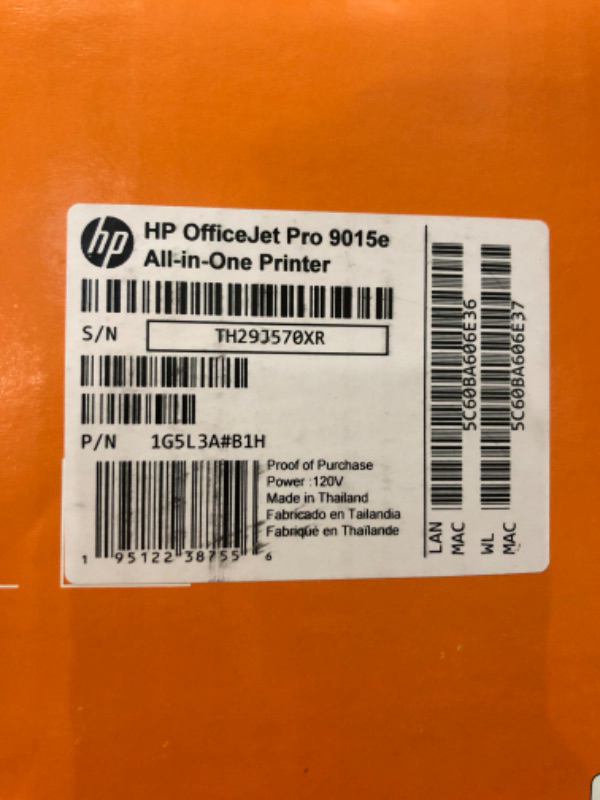 Photo 5 of HP OfficeJet Pro 9015e Wireless Color All-in-One Printer with bonus 6 months Instant ink with HP+ (1G5L3A),Gray