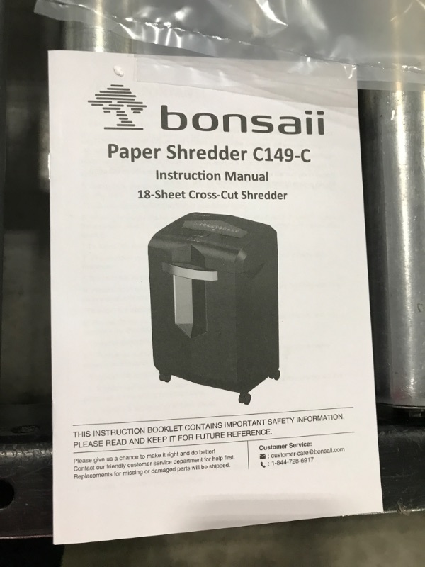 Photo 3 of Bonsaii C149-C Shredder