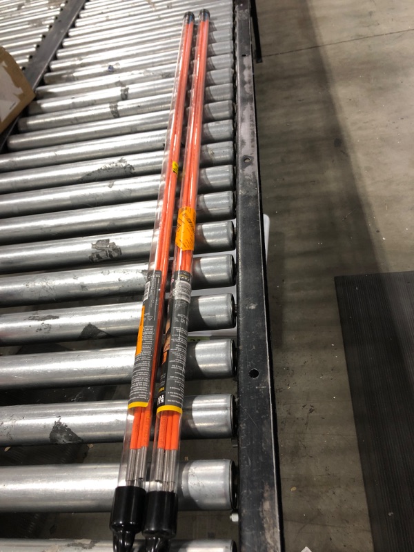 Photo 1 of 2 PK Klein Tools 56312 Lo-Flex Fish Rod Set, 12-Foot 12-Feet