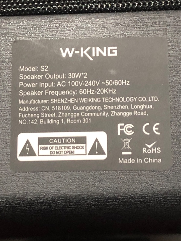 Photo 4 of W-KING 70W Sound Bars for TV with Subwoofer (Built-in), 2.0ch TV Sound Bar Surround Sound Speakers, Bluetooth/HDMI-ARC/Optical/Coaxial/AUX/RCA/USB Drive, 35.4" TV Speakers Soundbar with SUB Out/3-EQ
