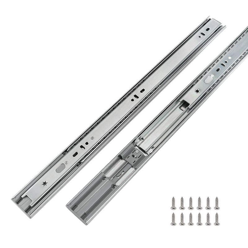 Photo 1 of 20 Inch Drawer Slides Metal Drawer Slides Heavy Duty - LONTAN Soft Close Drawer Slides Ball Bearing and Full Extension Cabinet Drawer Slides 100 LB Capacity 20 Inch 1 Pairs