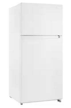 Photo 1 of 18 cu. ft. Top Freezer Refrigerator DOE in White
