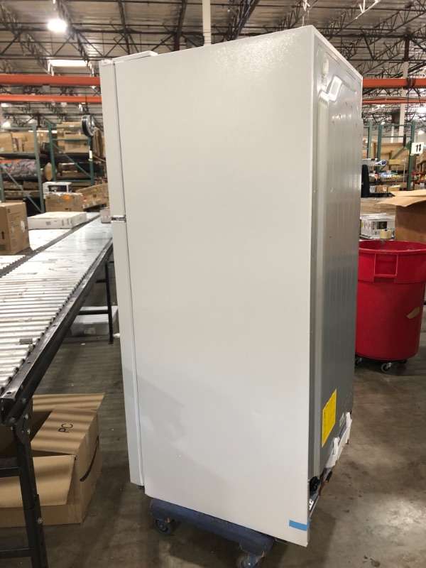 Photo 4 of 18 cu. ft. Top Freezer Refrigerator DOE in White
