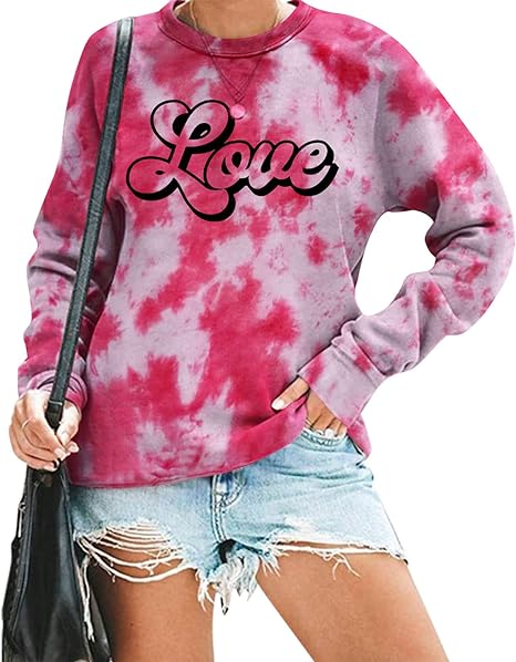 Photo 1 of ASTANFY Women's Crewneck Sweatshirt 2023 Fall Fashion Casual Long Sleeve Sweatshirt Cute Pullover Relaxed Fit Tops / SIZE MEDIUM 