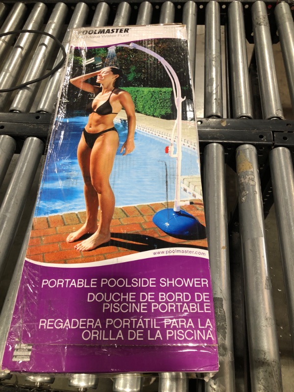 Photo 3 of Poolmaster 52508 Poolside Portable Shower, Medium, Neutral Pool Shower