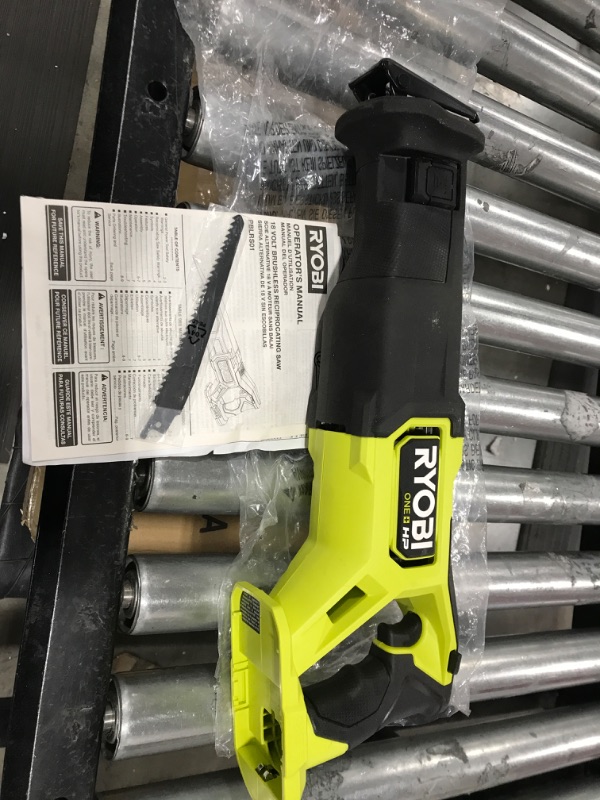 Photo 2 of RYOBI ONE+ HP 18V Brushless Cordless Reciprocating Saw (Tool Only)