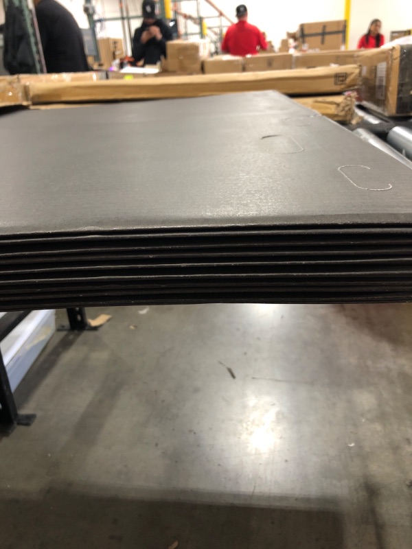 Photo 1 of One Earth Disposable and Reusable Corrugated Cardboard Trash Boxes- Bundle of 10 Trash Boxes + 20 Trash Bags (Black): 40 Gallons