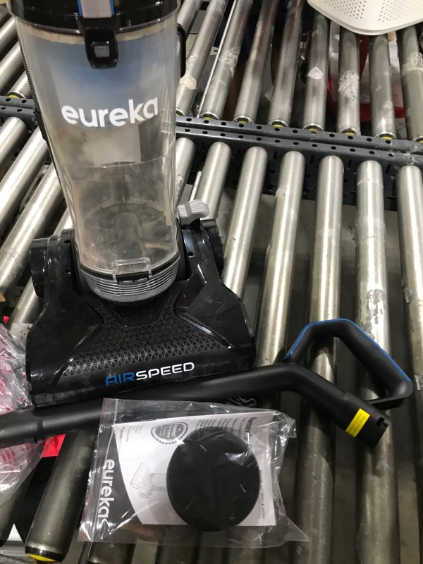 Photo 1 of Eureka Airspeed Ultra-Lightweight Compact Bagless Upright Vacuum Cleaner, Replacement Filter, Blue Blue AirSpeed + replacement filter