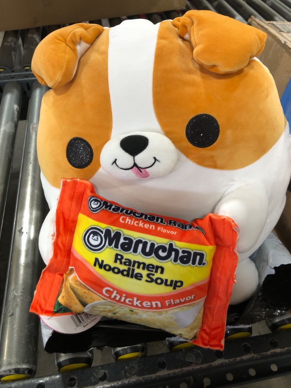 Photo 2 of Snackles (Maruchan Ramen) Corgi Super Sized 14 inch Plush by ZURU, Ultra Soft Plush, Collectible Plush with Real Licensed Brands, Stuffed Animal Corgi (Maruchan Ramen)