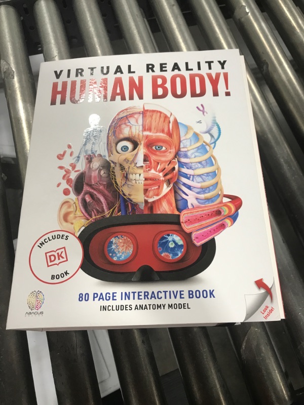 Photo 2 of Abacus Brands Virtual Reality Human Body - Illustrated Interactive VR Book and STEM Learning Activity Set