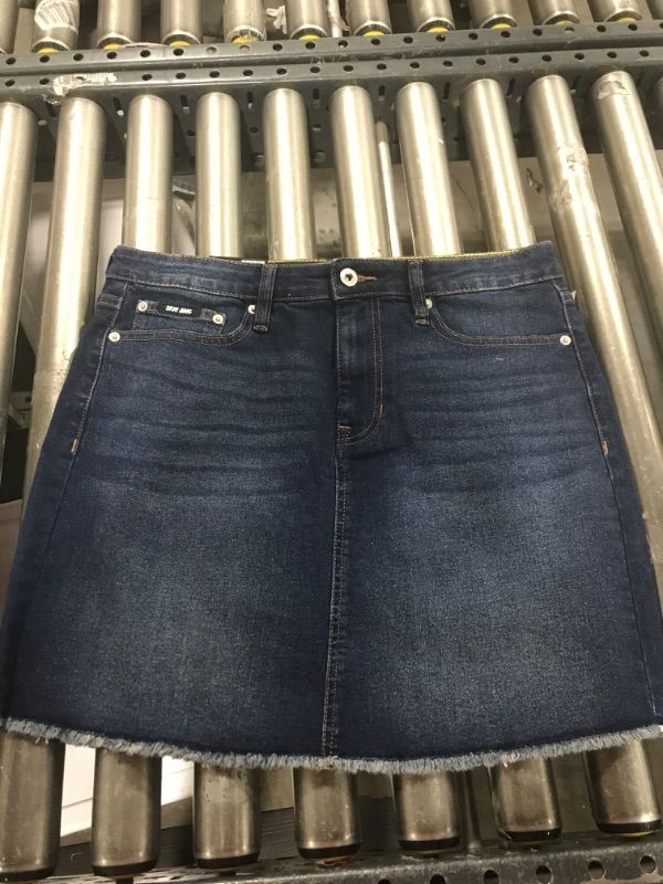 Photo 1 of DKNY JEANS MID RISE DENIM SKIRT - SIZE 10