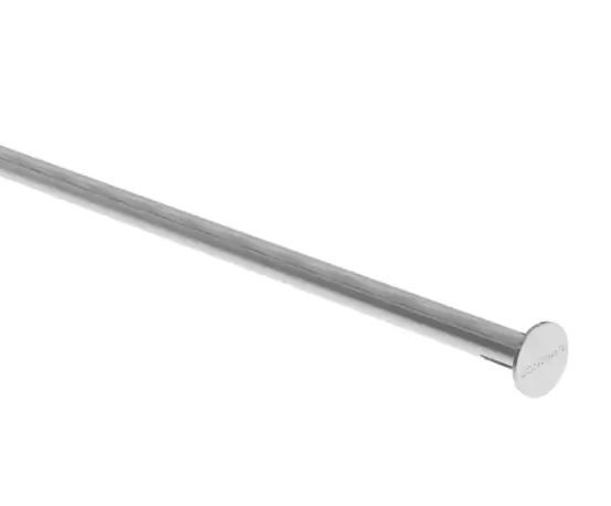 Photo 1 of 40 in. - 72 in. Chrome Adjustable Closet Rod
