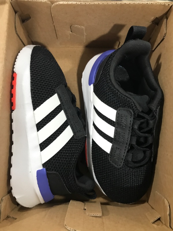 Photo 2 of adidas Racer TR21 Shoes Kids' 6 Toddler Black/White/Sonic Ink