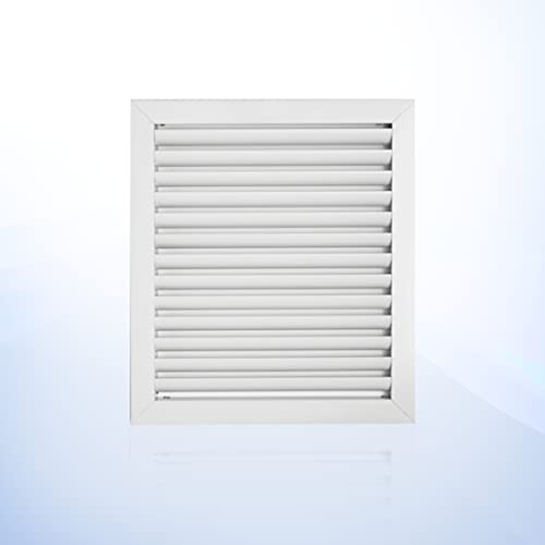 Photo 1 of Aluminum Return Grille for 12x14” Duct Hole - Easy Air Flow Ceiling/Sidewall Vent Cover Without Damper - 13.6x15.6" Face Size - Ideal for Air Extrac
