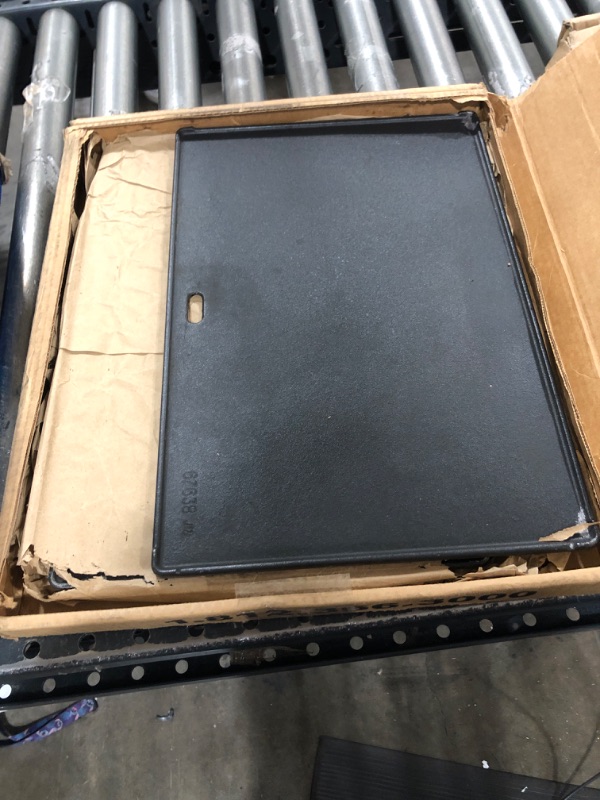 Photo 2 of 19.4 Inch Cast Iron Griddle Cooking Replacement Parts for Traeger 34 series pellet smoker grill and Pit Boss 780,800,820,1000 And 1000 XL series & 1100 Pro series & Austin XL pellet smoker grill 10.8" x 19.4"