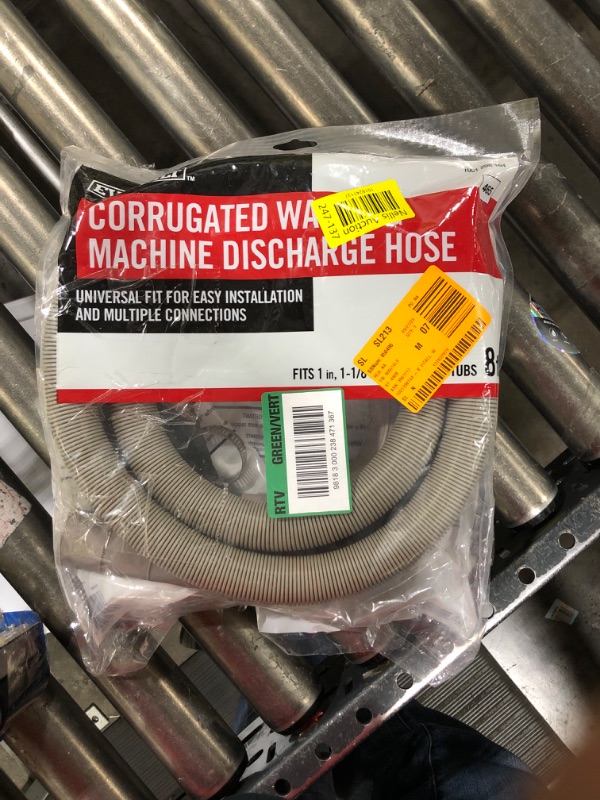 Photo 3 of 8 ft. Corrugated Washing Machine Discharge Hose