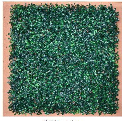 Photo 2 of 20 in. x 20 in. Artificial Grass Wall Panels 12-Piece Boxwood Panels Geenery Backrop Wall Indoor Outdoor Decor
