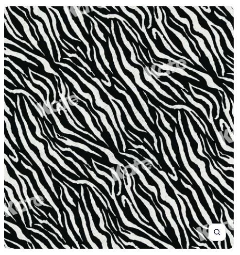 Photo 1 of  Zebra Black White Modern Rubber Floor Mat
