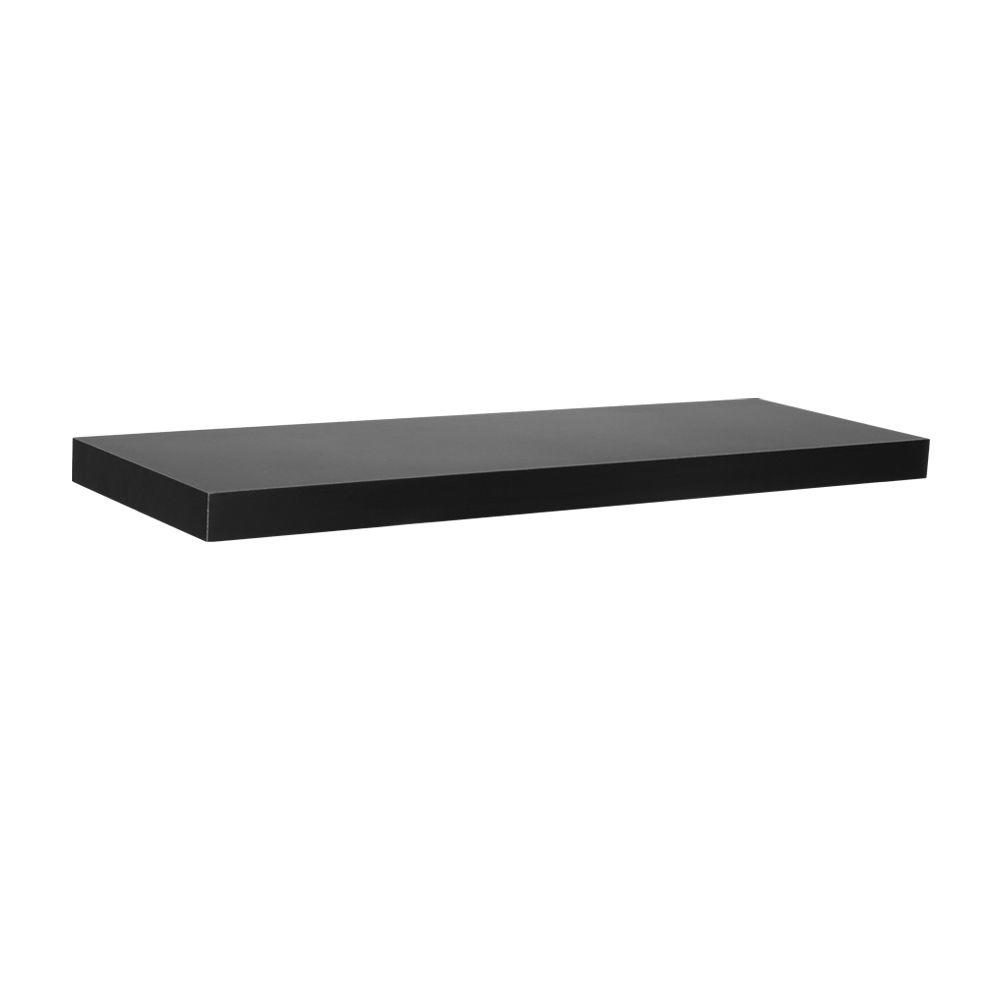 Photo 1 of Home Decorators Collection 35.4 in. L x 10 in. W Floating Espresso Shelf-9085622