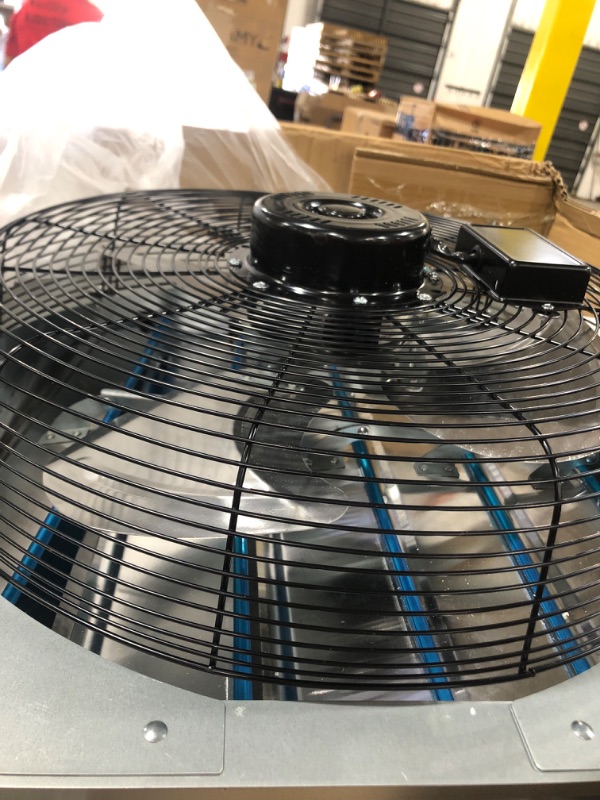 Photo 2 of  Fan With 1.65 Meters Power Cord Wall Mounted, High Speed 3500CFM, Vent Fan For Garages And Shops, Greenhouse,Attic 
Ventilation 2 pack 
(stock picture similar)