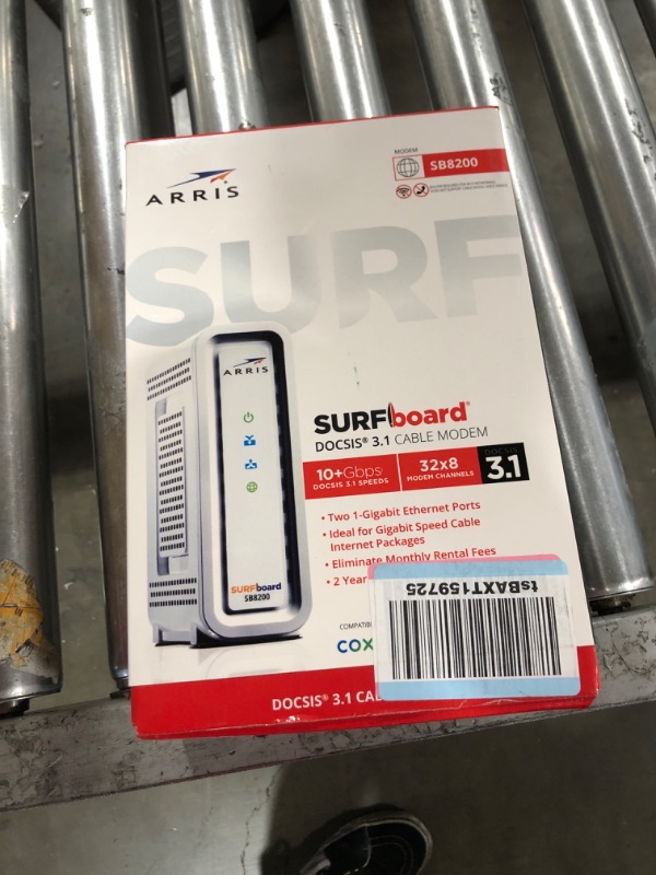 Photo 2 of ARRIS Surfboard SB8200 DOCSIS 3.1 Cable Modem, 1000205