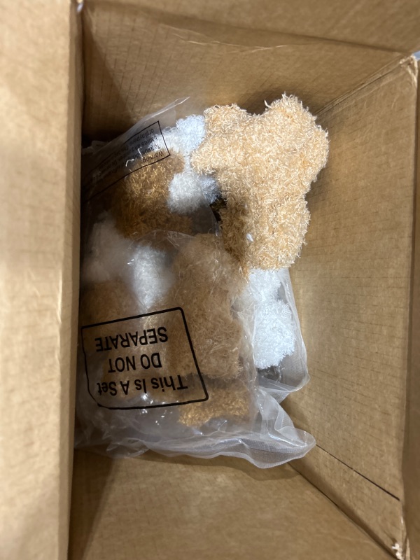 Photo 1 of 9 Pieces Mini Dog Stuffed Animals Bulk Plush Puppy Party Favors Small Stuffed Soft Baby Puppies Birthday Gift for Kids Girls Boys Backpack Pendant Keychain (Curly Puppy)