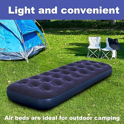 Photo 1 of  Single Size Air Mattress Inflatable Camping Bed Sleeping Pad,Include Pump
