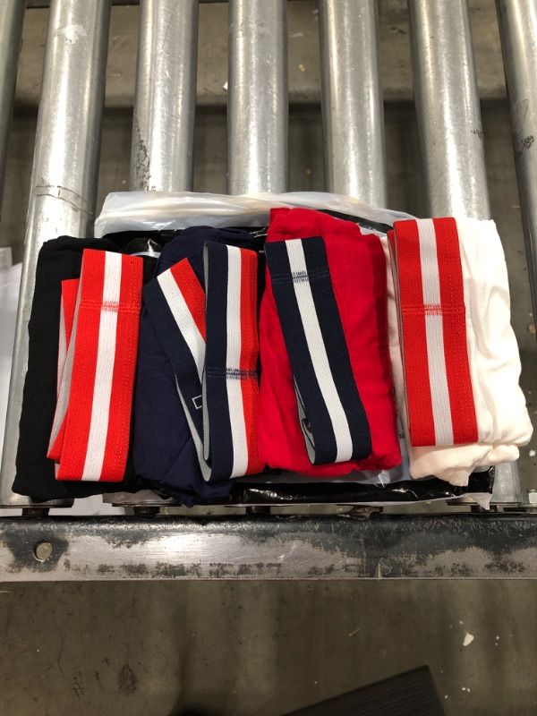 Photo 1 of BAMBOO COOL ECO Men's Underwear Boxer Briefs W/ Open Fly Pouch (4 Pack // XL)
