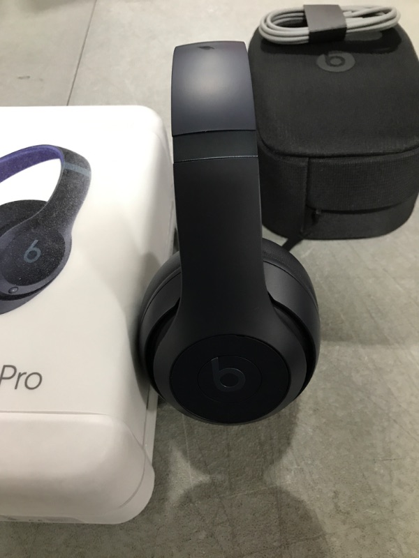 Photo 3 of Beats Studio Pro - Wireless Bluetooth Noise Cancelling Headphones - Personalized Spatial Audio, USB-C Lossless Audio, Apple & Android Compatibility, Up to 40 Hours Battery Life - Navy Navy Studio Pro