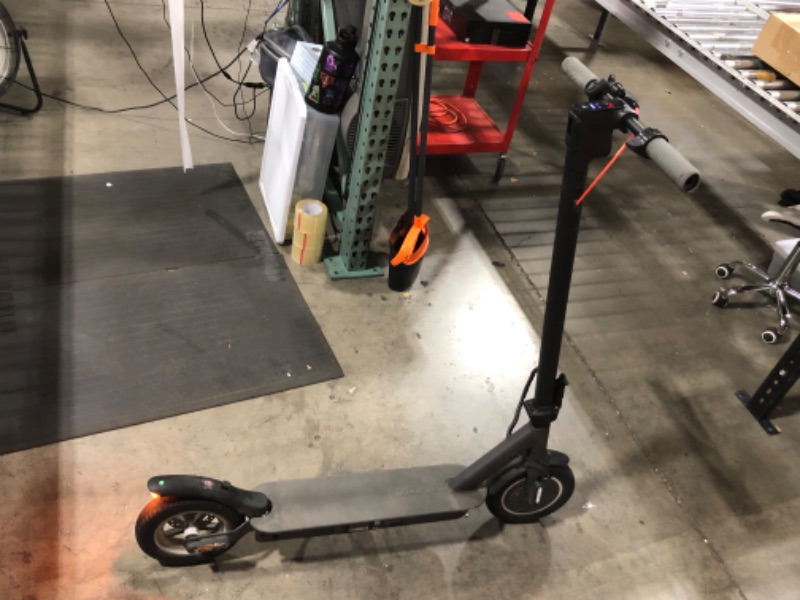 Photo 2 of **Damaged/Not Working** 5TH WHEEL V30PRO Electric Scooter with Turn Signals - 19.9 Miles Range & 18 MPH, 350W Motor, 10" Inner-Support Tires, Dual Braking System and Cruise Control, Foldable Electric Scooter for Adults V30PRO/19.9 Miles/18 Mph