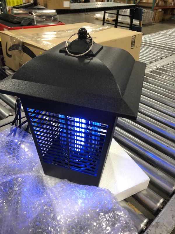 Photo 1 of ZAP IT! Electric Bug Zapper Lantern - Indoor and Outdoor Plug-in 360 Degree Mosquito Control, Insect and Fly Killers | UV Light and Electric Shock Mosquito Killer Lamp | Includes Bug Collector