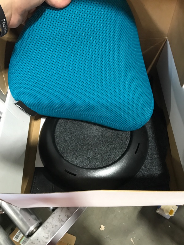 Photo 2 of Humantool Portable Saddle Chair - Make Any Chair a Saddle Stool - Perfect for Ergonomic Office Chair - Makes A Great Gift for Horse Riders, Coworkers and Friends - Ergonomic Stool (Turquoise)