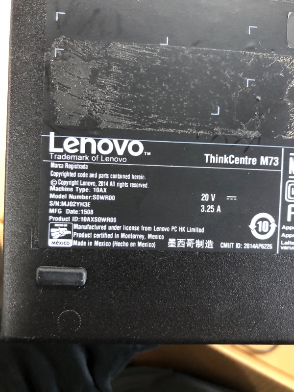 Photo 3 of lenovo Think Center M73 Tiny Desktop PC, Intel Core I5-4570T 2.9GHz up to 3.6GHz, 8GB RAM, 240GB SSD, WIFI, BT 4.0, HDMI, USB 3.0, VGA, DP port, W10P64 (Renewed)
