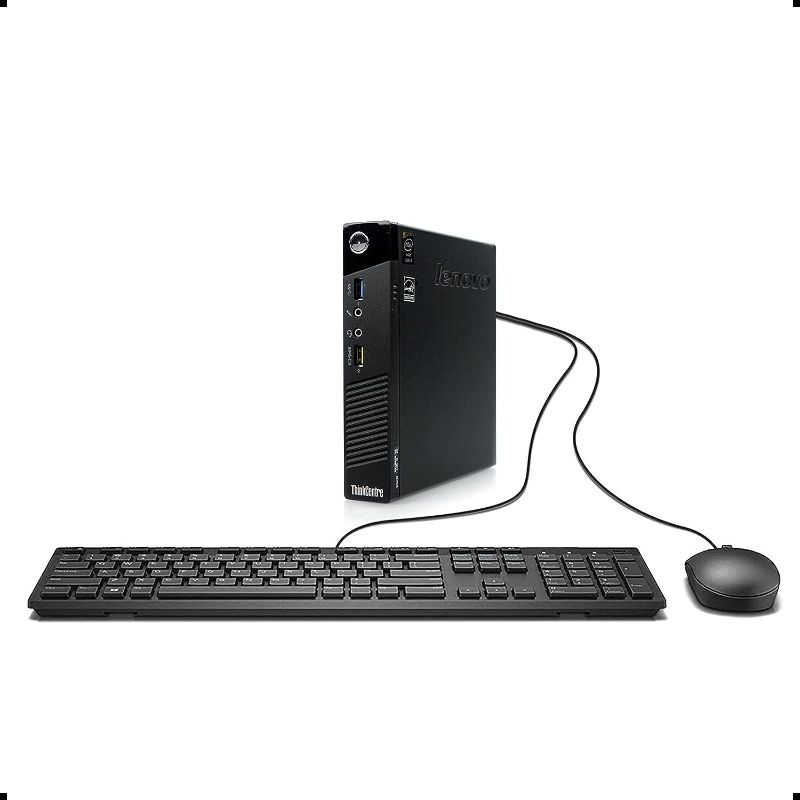 Photo 1 of lenovo Think Center M73 Tiny Desktop PC, Intel Core I5-4570T 2.9GHz up to 3.6GHz, 8GB RAM, 240GB SSD, WIFI, BT 4.0, HDMI, USB 3.0, VGA, DP port, W10P64 (Renewed)
