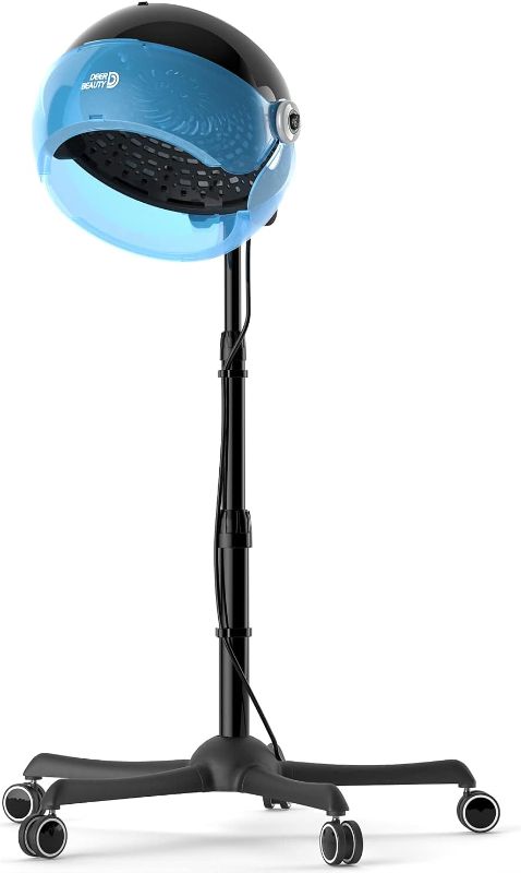 Photo 1 of DEER BEAUTY Professional Standing Hair Dryer - 1875W Floor Standing Hooded Dryer Hair Bonnet with Ionic Generator for Professional Salon Station Spa Home Use Hair Drying Treatment Adds Shine Volume
