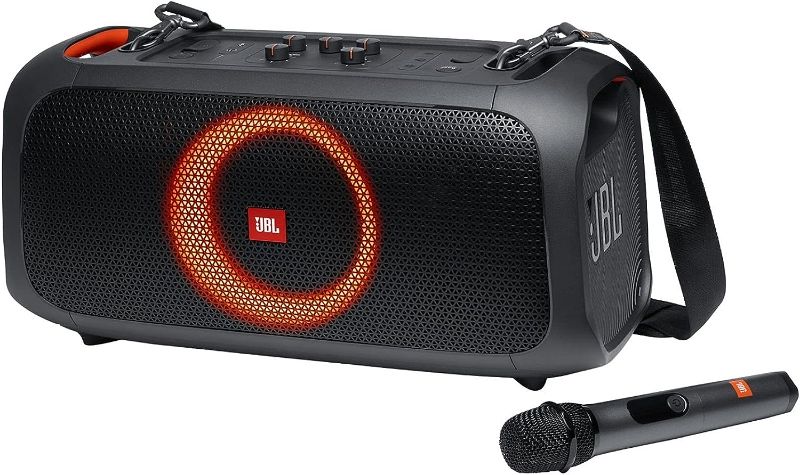 Photo 1 of JBL PartyBox On-The-Go Powerful Portable Bluetooth Party Speaker with Dynamic Light Show