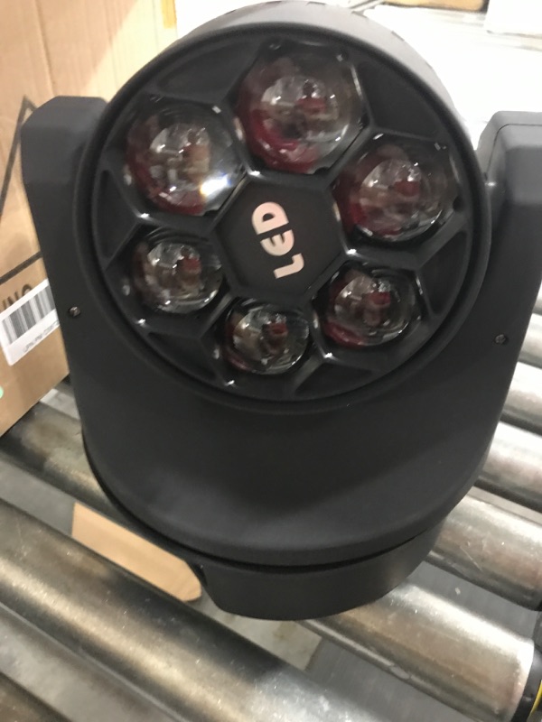 Photo 2 of 6x15W RGBW 4in1 LED Mini Bee Eye Led Moving Head Light Rotate Beam Effect dj bar Light Stage Light (6x15W RGBW) 1 PACK