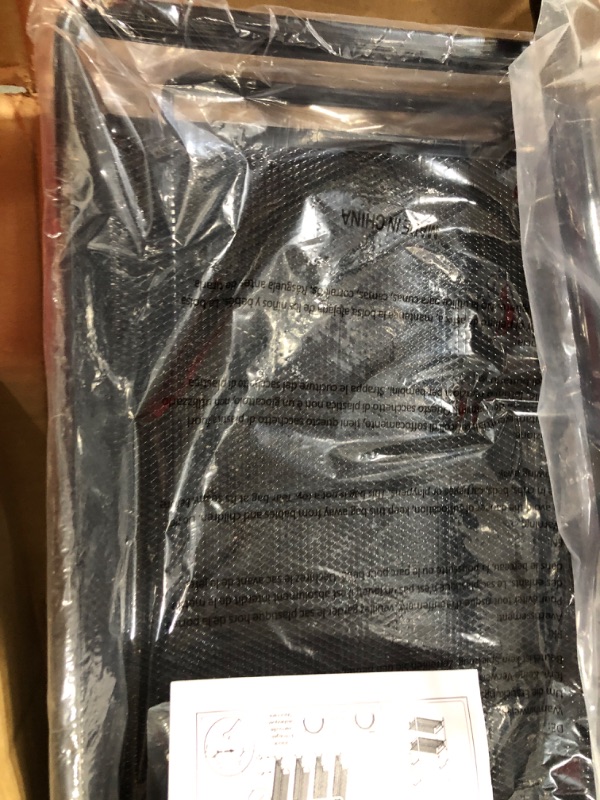 Photo 1 of 4-Tier Mesh Wire Rolling Cart Multifunction Utility Cart Metal Kitchen Storage Cart with 4 Wire Baskets Lockable Wheels for Home, Office, Kitchen by Pipishell (Black)