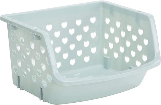Photo 1 of IKAXIYO Durable Stackable Storage Basket Hollow Fruit Vegetable Organizer Kitchen Tool PACK OF 4
